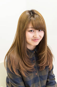ナチュラルストレート|hair design calm