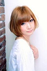 シフォンショートボブ|hair salon Aere