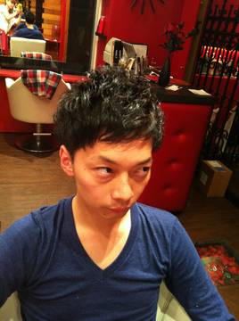 ツーブロックパーマスタイル|ＣａｎｄｙＬａｕｇｈＡｉｒ