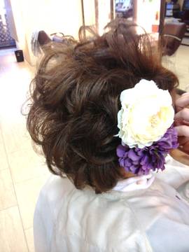 成人式・卒業式に・・・ショート、ボブでもここまであげられます！！