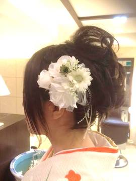 成人式・卒業式に・・・ショート、ボブでもここまであげられます！！|美容室Ｂ・Ｃ・Ｂ・Ｇ　和光店