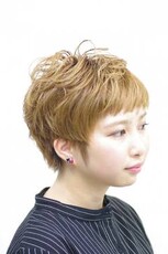 外国人風ショート|マグネットヘアー 段原店