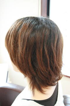 京都　キュートなショートＢＯＢスタイル|hair Qril