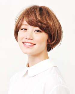 面長顔を克服☆マッシュボブ パーマ