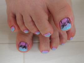 FOOT　パームツリーネイル|nailsalon route