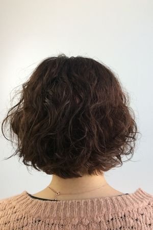 ふわくしゅのミディアムパーマ|hair HIRO 中西店