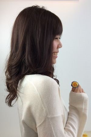 カジュアルバイオレットウェーブ|hair HIRO 中西店