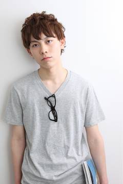 くせ毛風欧米スタイル