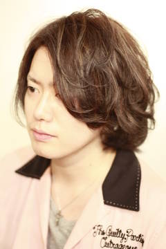 レイヤーボブ＋無造作パーマで色男に！！|ＤＩＰＥＲＣＨＥ union