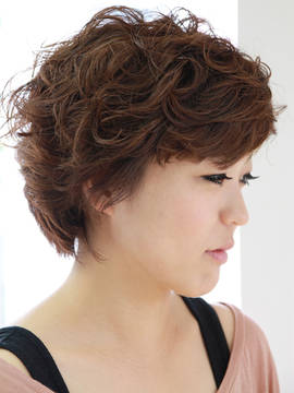 ナチュラルカールショート|Le Ciel ～ヘアサロン～