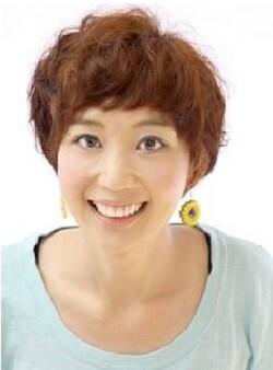 ナチュラルショートバング