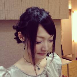 編み込み アップスタイル|ヘアメイクJUNO