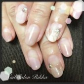 フレンチ×プッチ柄♪|Nail  Salon Rikka