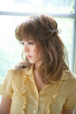 編み込みアレンジ|Quol 横浜ランドマーク店