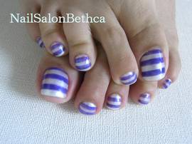 Foot　ボーダー|NailschoolInnocent