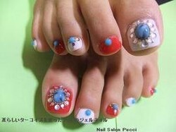 ターコイズストーン*フットジェル|Nail Salon Pucci