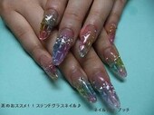 ステンドグラスネイル|Nail Salon Pucci