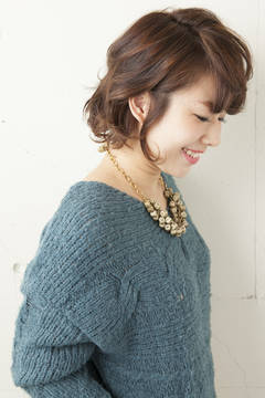 くせ毛風パーマスタイル|GRID hair