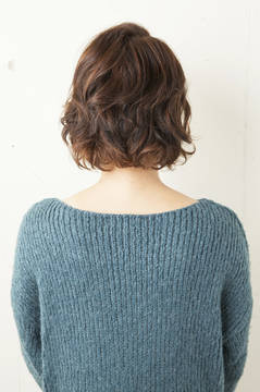 くせ毛風パーマスタイル|GRID hair