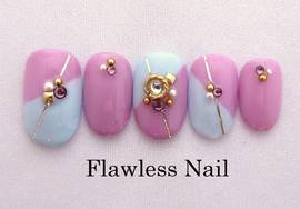 カラーブロック|Flawless　Nail