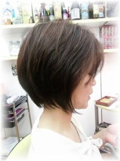 大人かわいいショートボブ 5069 Cut In シャンゼ読谷店 カットインシヤンゼヨミタンテン 沖縄県 読谷 の髪型 ヘアスタイルカタログ ビューティーパーク