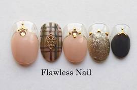 大人チェック|Flawless　Nail