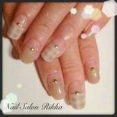ギンガムチェック|Nail  Salon Rikka