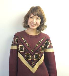 スモーキーカジュアルボブ