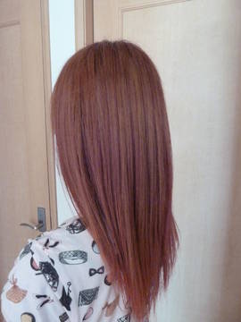 カラー　アッシュピンク|スズラン美容室