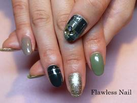 チェックネイル|Flawless　Nail