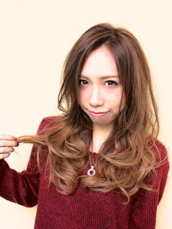 ★MILK★グラデーション・ウェービーロング 