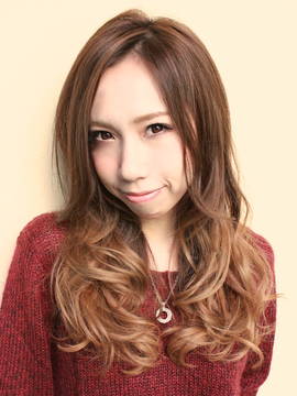 ★MILK★グラデーション・ウェービーロング |hair salon 『sofa』