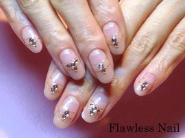 フレンチダブルライン|Flawless　Nail