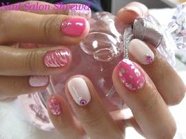 メタリックレオパード＆ゼブラ|Nail Salon Shrewd