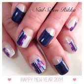お正月ネイル×矢絣柄|Nail  Salon Rikka