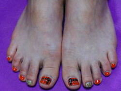 チェックネイル