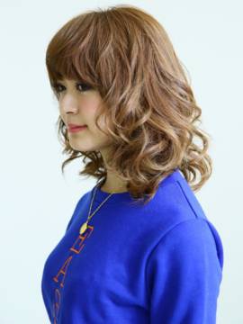 愛され華やかミディ☆好感度アップ|美容室imagine