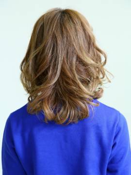 愛され華やかミディ☆好感度アップ|美容室imagine