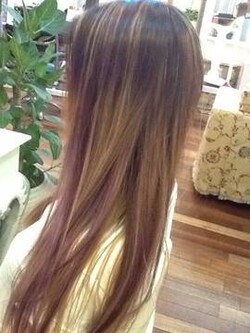 ハイライト＋グラデーションバイオレット