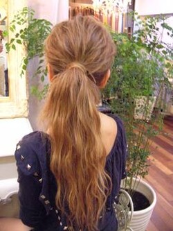 ベージュMixカラー＋エクステ(Waveエクステもおすすめ)