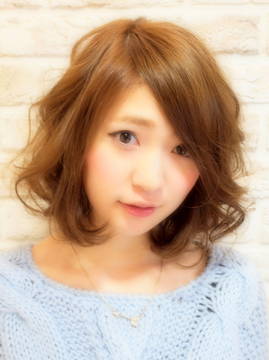 大人可愛いふわふわボブ　京都|hair design Rinto