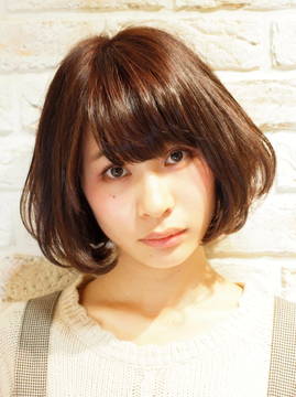 人気のファッツション誌風ボブ　京都|hair design Rinto