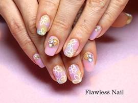 レインボーフラワー|Flawless　Nail