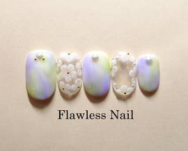 フラワータイダイ|Flawless　Nail