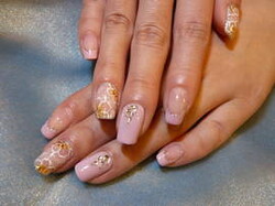 フラワーペイント☆|Nails ku