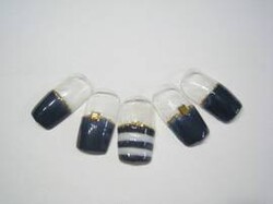 大人可愛いボーダーアート