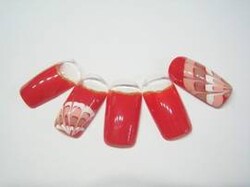 赤フレンチピーコック