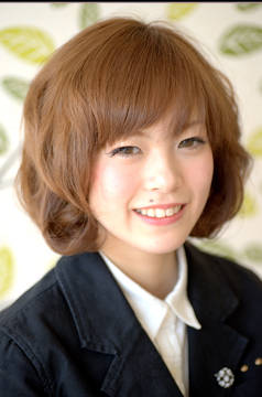 ゆるふわボブ　パーマ