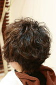 京都　ショートヘアにエアウェーブのスプリングヘア|hair Qril