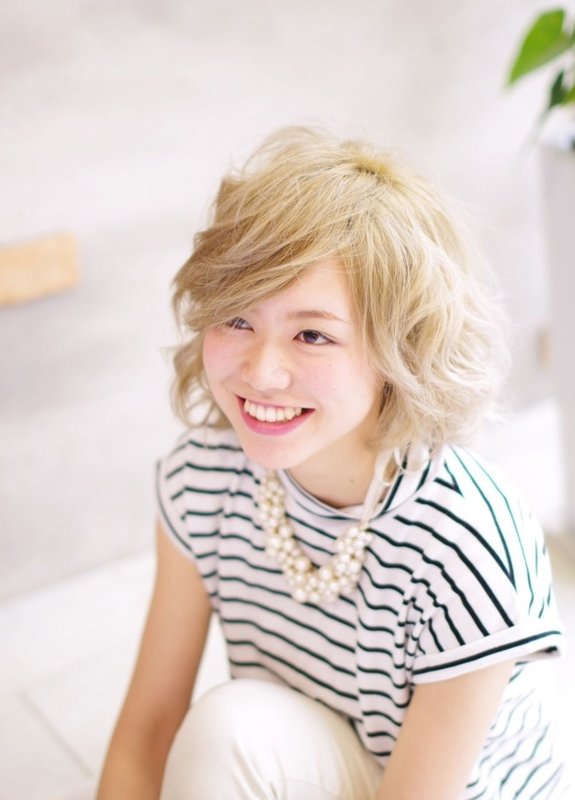 外国人風カール|美容室imagine